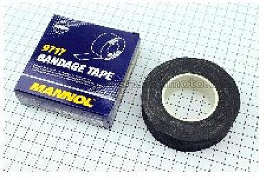 Лента изоляционная 0,15 мм x 25 мм x 10 м черная   OEM
