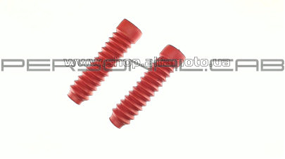 Гофры передней вилки (пара)   Zongshen, Lifan 125/150    (красные)   MIS