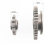 Редуктор фрези R175/180N/190N/195N &mdash; Вал первинний + зірка Z-12 + Шестерня Z-40 81-1