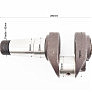 Коленвал R195NM (Dболта-М12x1,5, Dшейки-52mm, H-112mm)