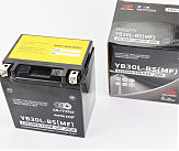 Аккумулятор 12V30Аh YB30L-ВS(MF) кислотный (L168*W132*H192mm)