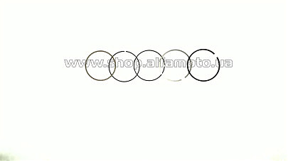 Кольца 4T CB/CG ?62,00mm (150/175cc STD) SUNY (mod.A)