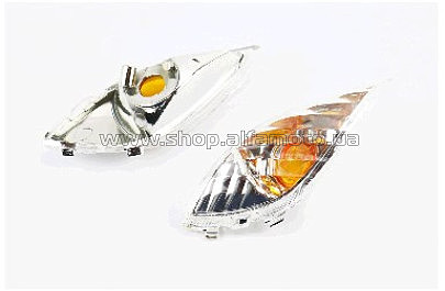 Повороты   Yamaha JOG SA36J/39J  (передние, пара) прозрачные   KOMATCU