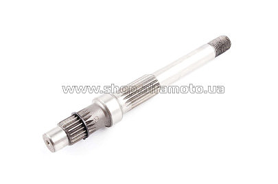 Вал редуктора вторичный 4T GY6 50 (под два амортизатора) SUNY