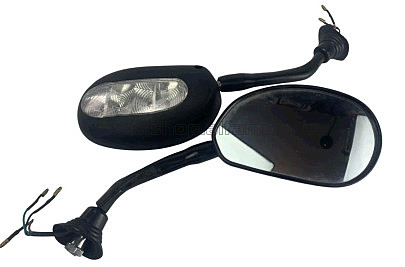 Зеркала   овальные   (черные с поворотами) VV