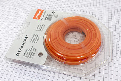 Леска d-2,4mm, 41м "квадрат", ОРИГИНАЛ (00009302640)