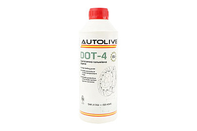 Тормозная жидкость "DOT-4", 1L