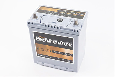 Акумулятор 12V42Ah 6СТ 380A R+ кислотний GOLD (L195*W127*H205/224mm), Туреччина