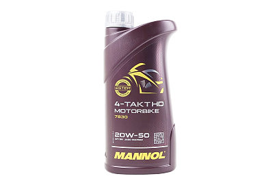 Олива 4T 20W-50 &mdash; мінеральна універсальна "Motorbike HD", 1L