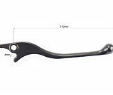 Loncin LX250-15 Рычаг руля правый (диск. тормоз) чёрный