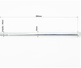 BOXER BM/ВМX 150cc Ось заднего колеса d15mm; L280mm