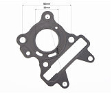Прокладка головки циліндру Yamaha SA36J / VINO / GEAR 4T 49cc-38мм, матеріал Viton