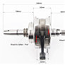 Коленвал в сборе CB-250cc, палец 16мм