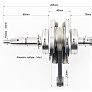 Коленвал в сборе 70cc