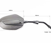 Loncin LX250GY-3 Зеркала черные к-кт, м10