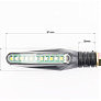 Поворот диодный LED ТОНКИЙ, 2шт