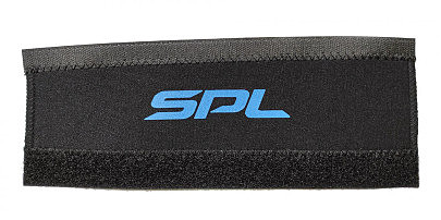 Защита пера велосипеда  на липучке, чёрно-синяя SPL-810 BD