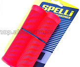 Грипсы (ручки руля)   SPELLI  SBG-6703 Красные, прямые, 2-х фактурные, резина-каучук, длина 125 мм BD