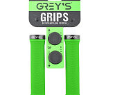 Грипсы (ручки руля)   Greys GR17420 прямые, Зеленые, алюминиевый зажим 1 шт, заглушки, длина 130 мм BD