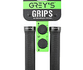 Грипсы (ручки руля)   Greys GR17400 прямые, Черные, алюминиевый зажим 1 шт, заглушки, длина 130 мм BD