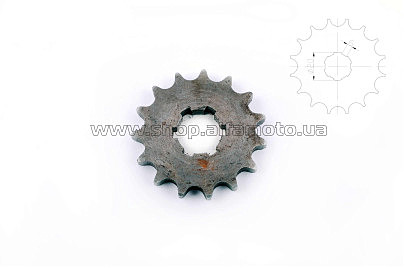 Звезда трансмиссии (передняя) МИНСК 428-15T EVO