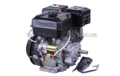 Двигатель м/б   194FE  (22Hp)   (полный комплект) (с понижающим редуктором 1/2) (вал ? 25мм, под шпонку) нового образца с електростартером AMG