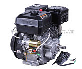 Двигатель м/б   194FE  (22Hp)   (полный комплект) (с понижающим редуктором 1/2) (вал ? 25мм, под шпонку) нового образца с електростартером AMG