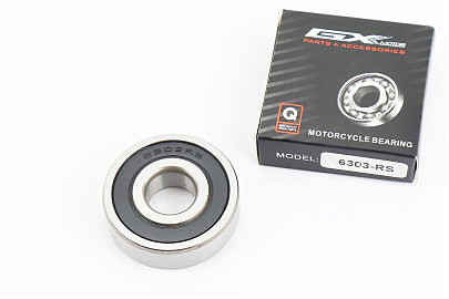 Подшипник 6303 RS (17x47x14) 172FMM-5/175FMN; коленвала GY6