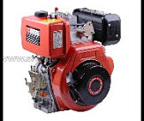 Двигатель м/б 186FE (9Hp) (дизель, шлицы под 25) с електростартером AMG