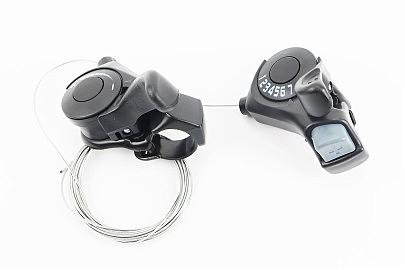 Переключатели (манетка) 3x7 скоростей, чёрные SL-TX30