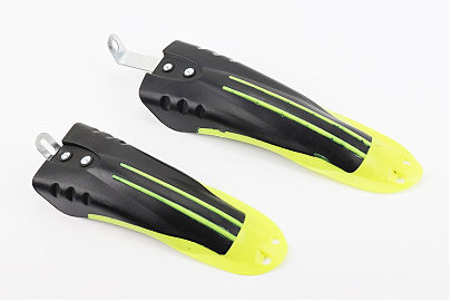 Крылья пластмассовые 16-20" CHILD, чёрно-салатовые SL-400