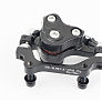 Гальмо Disk-brake заднє (F180/R160мм)+диск 160мм, кріпл. 6 болтів, чорне DSC510