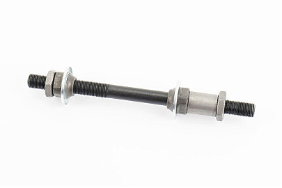 Ось задняя MTB M10х145мм в сборе, под эксцентрик, чёрная Shunfeng AX01R