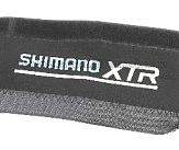 Защита пера велосипеда  на липучке, чёрная SHIMANO