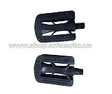 Педали велосипедные   CITY 9/16 (105.5x74x26mm) пластиковые, чёрно-серые NW-88