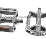 Педали велосипедные  BMX 9/16 (109x96x25mm) пластиковые, чёрные FP-850B