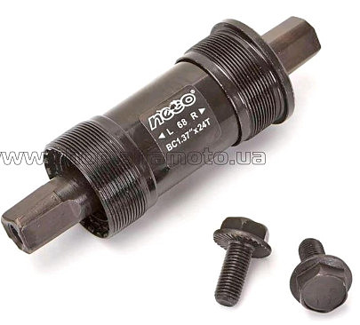 Каретка велосипедная   неразборная   (квадрат)   (L-117.5mm)   PIT