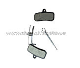 Колодки тормозные   велосипедные (дисковые) (Shimano Saint 2009, zee), чёрные YL-1039
