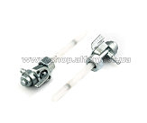Кран топливный Delta (гайка ?12mm, штуцер 90*, резерв) HORZA