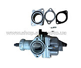 Карбюратор   4T PZ33 СВ/CG-250/300 (d=33), дроссель ручной + патрубок