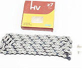 Цепь приводная 1/2х3/32х116L 7 скоростей, серебристо-чёрная HV-Z7