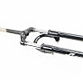 Вилка 26" амортизационная, с резьбой 1" (25,4мм), шток 210мм, с ходом 50мм, V-brake чёрная