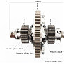 Дифференциал в сборе Z-43, Z-15x16, Z-11 ZUBR Z-250, Тип 2 (возможен незначительный налет)