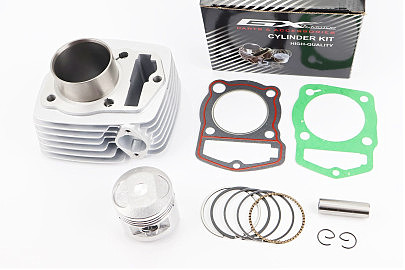 Цилиндр к-кт (цпг) CB125cc 56,5мм (высота цилиндра 69/97мм, палец 15мм)