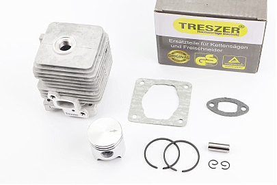 Цилиндр к-кт (цпг) 34mm (палец 8mm) (без резьбы под шпильки) Stihl FS-38/45/55, MM55, BT45