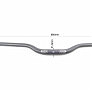 Руль MTB 31,8х680мм, алюминиевый, чёрный HB-RB11L