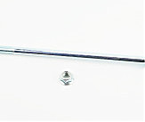 Ось заднего колеса d12mm; L235mm + гайка