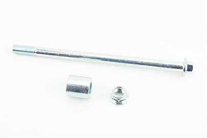 Ось заднего колеса d12mm; L210mm + втулка, гайка
