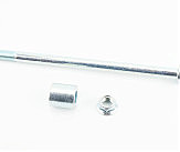 Ось заднего колеса d12mm; L210mm + втулка, гайка