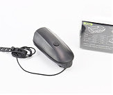Фонарь передний 1 диод+звонок 4 мелодии, Li-ion 3.7V 1200mAh зарядка от USB, влагозащитный, чёрный FY-058/7588